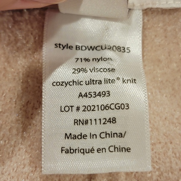 Barefoot Dreams CozyChic Ultra Lite Joggers Medium Pink Drawstring Pockets EUC - Picture 6 of 6